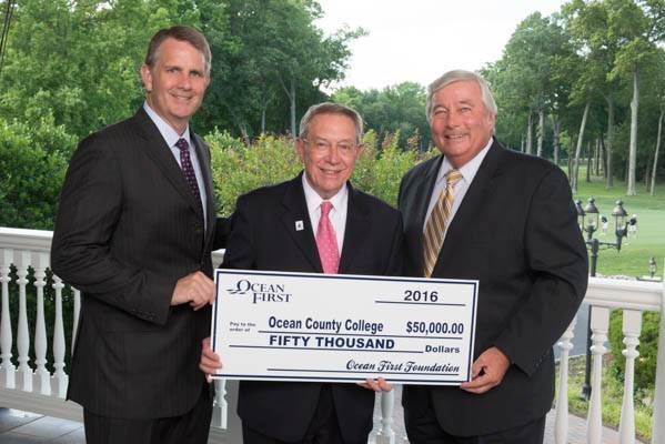 OceanFirst Foundation awarding OCC with a $50,000 grant