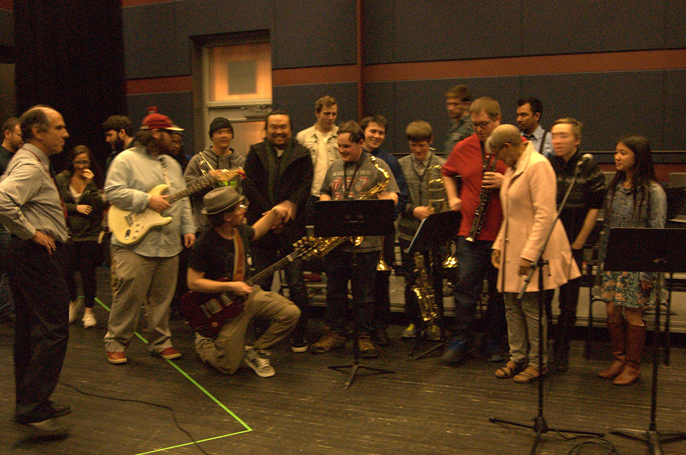 Jazz band group photo