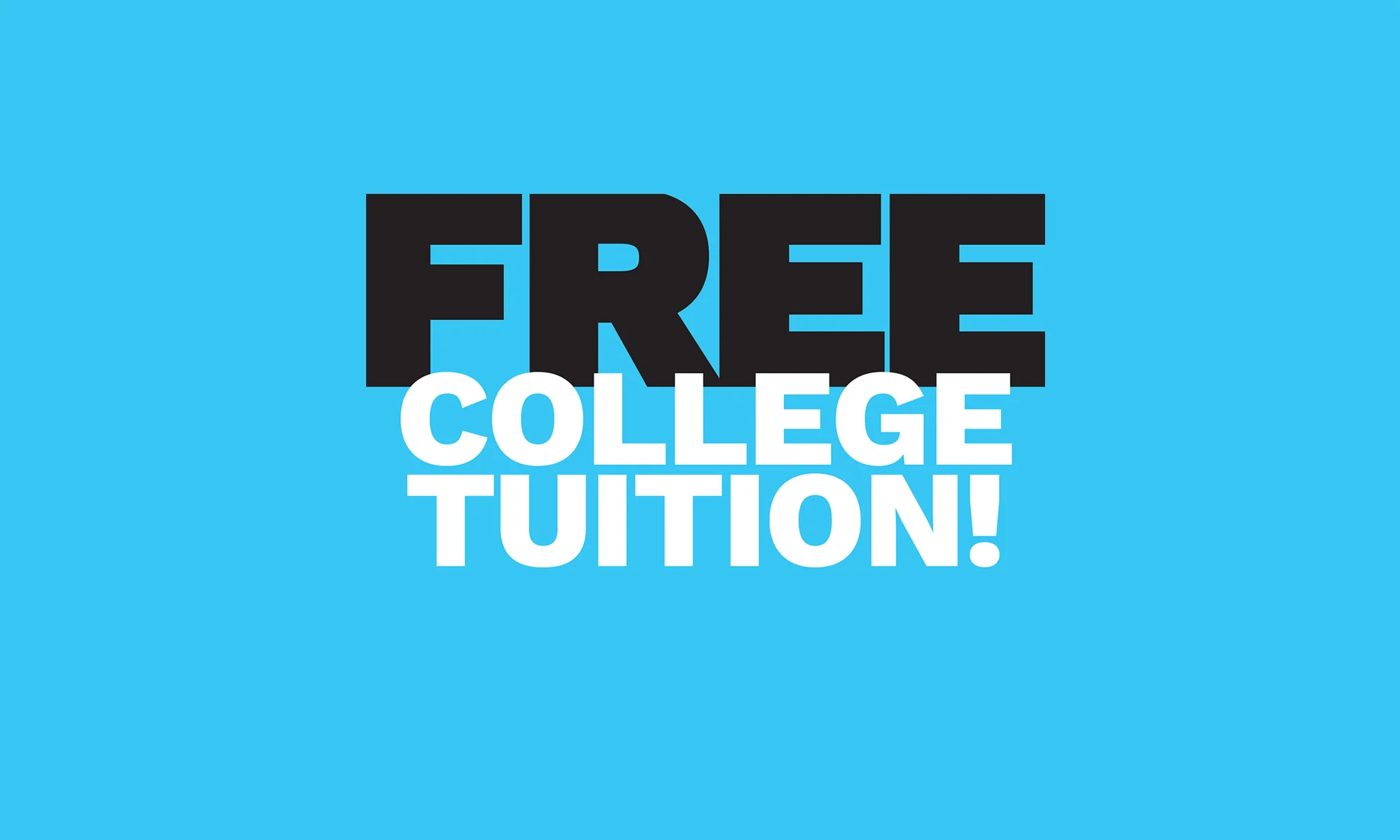 Three easy steps to go to college for free!