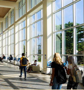Inside the Instructional Building on the OCC campus