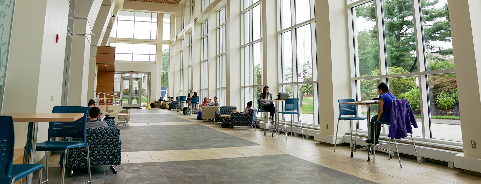 Instructional building lobby