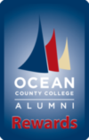 RewardsCard_Alumni Ocean County College Alumni Rewards key chain card