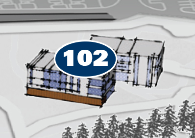 OCC Campus Map 2020 Snippet-Hovnanian Hovnanian health science building 102