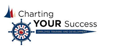 charting your success employee training and development logo