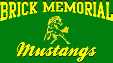 Brick Memorial mustangs logo