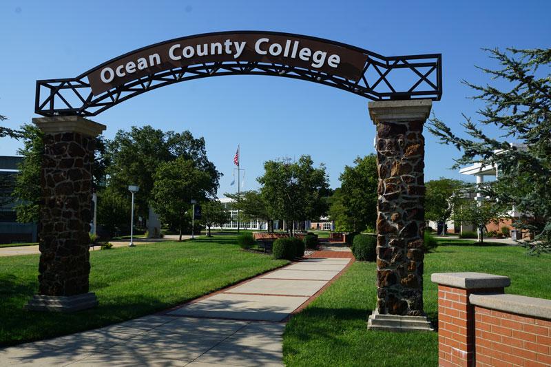 Ocean County College campus Archway