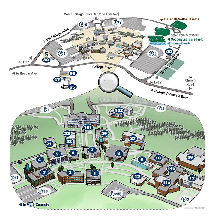 OCC Campus Map