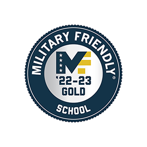 2022-2023 Military Friendly® School designation with Gold status