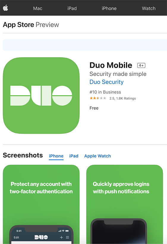 Duo for Apple Devices