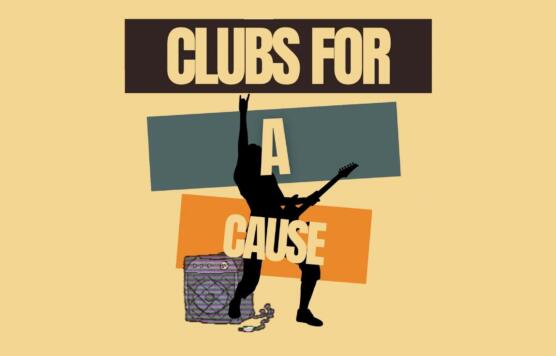 Clubs for a Cause event poster