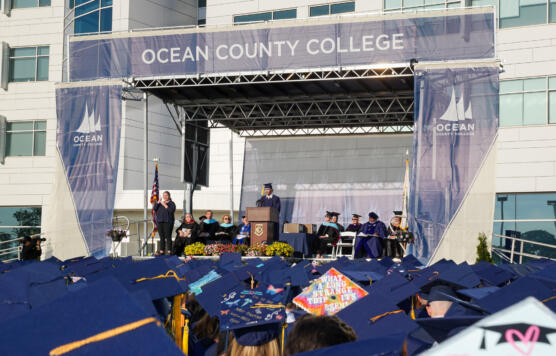 Ocean County College Commencement Ceremony with Student Speaker Casey Conner