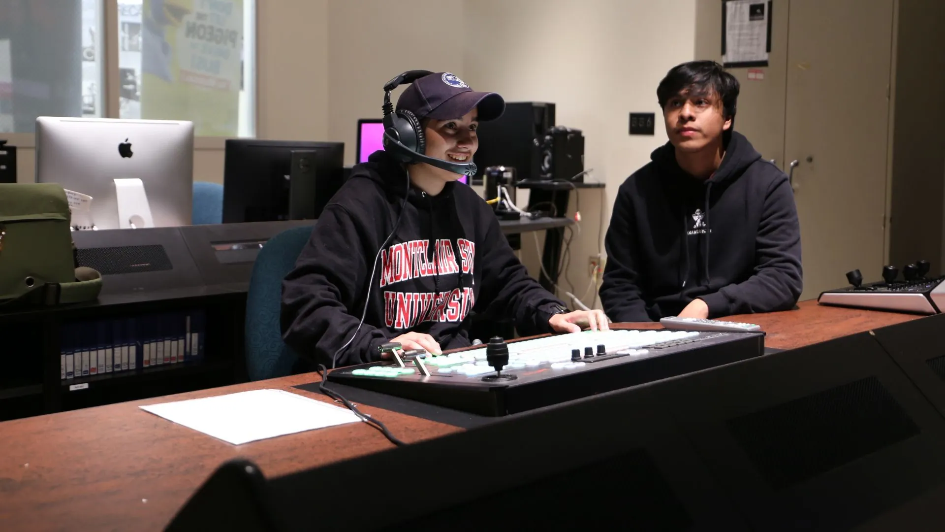students in a studio