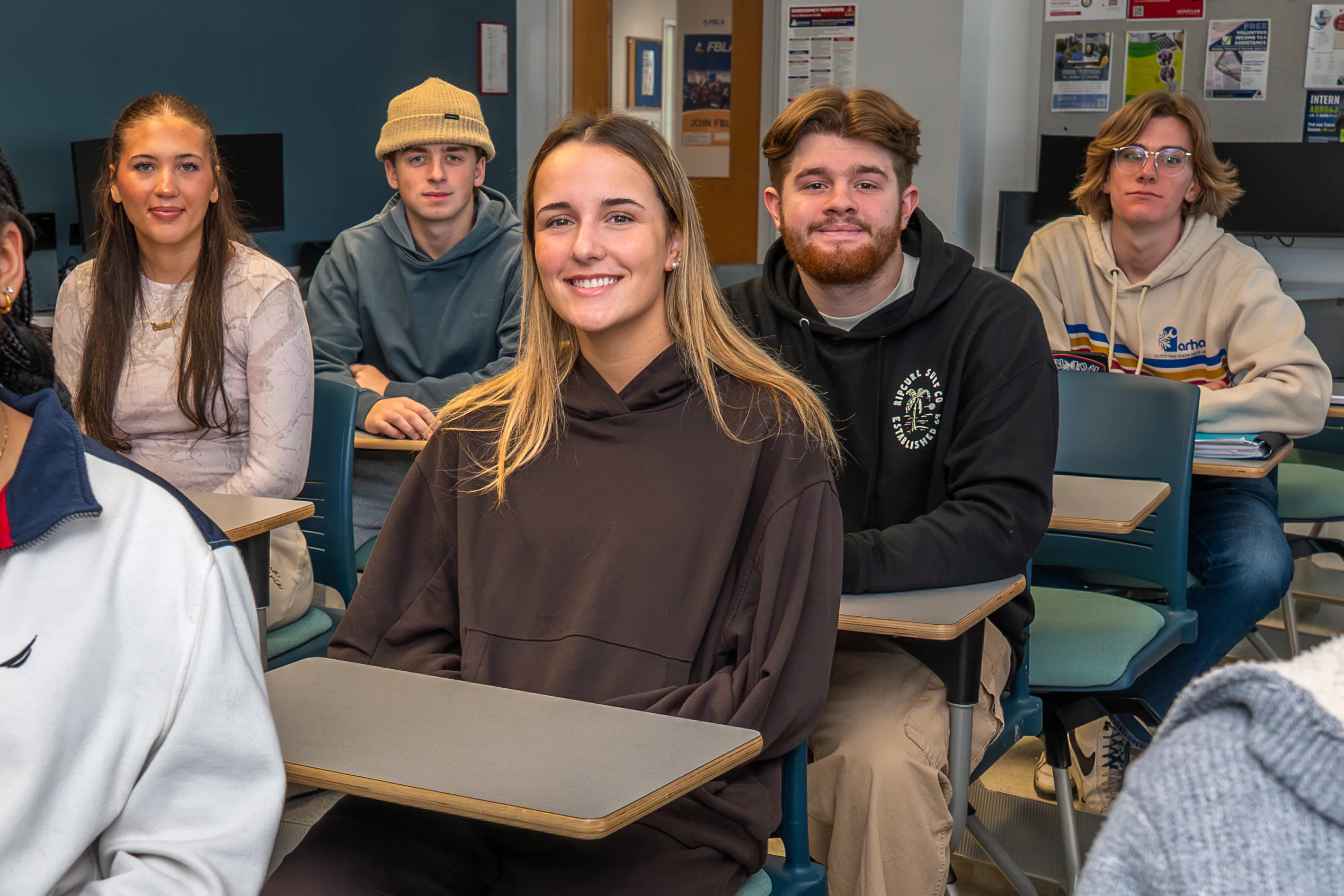 Students in the classroom