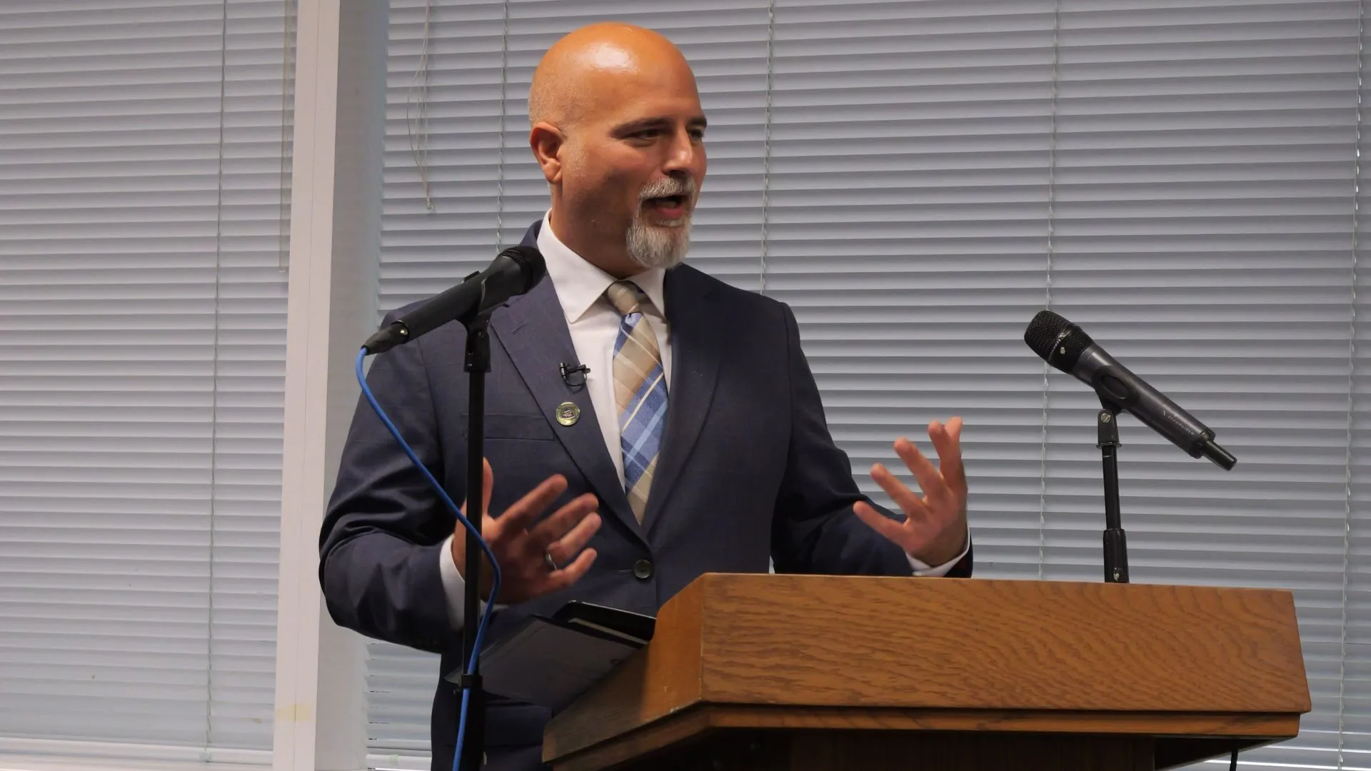 Joseph Nappi giving a Presentation